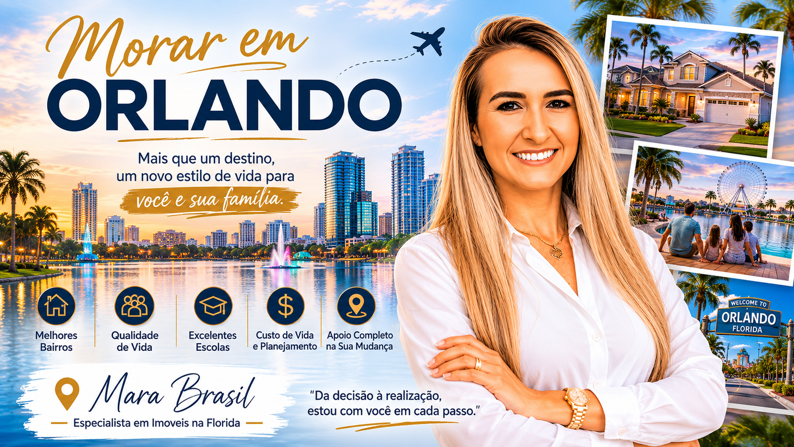 Morar em Orlando: Guia prático para investidores brasileiros — bairros, casas e custo de vida