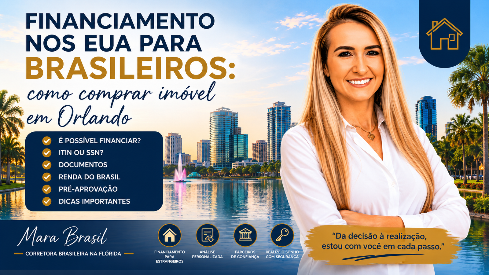 Financiamento imobiliário nos EUA para brasileiros: como comprar imóvel em Orlando